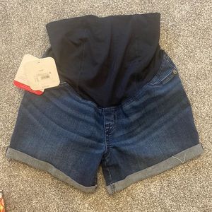 Maternity jean shorts- NWT